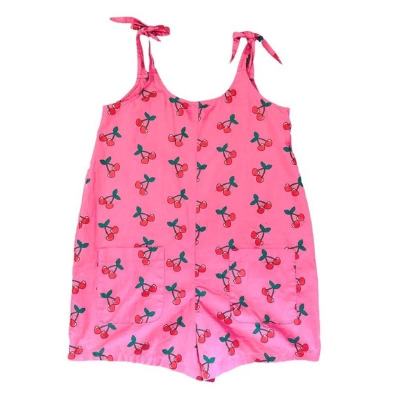 lazy oaf size 8 cherry romper NWT - Picture 2 of 4